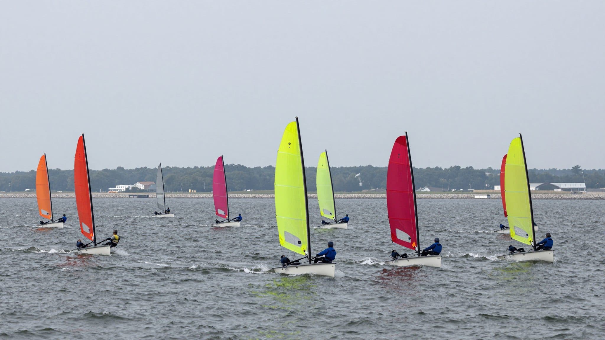 Prettner und Flachberger ziehen bei Segel-EM vor Eckernförde in die Goldflotte ein