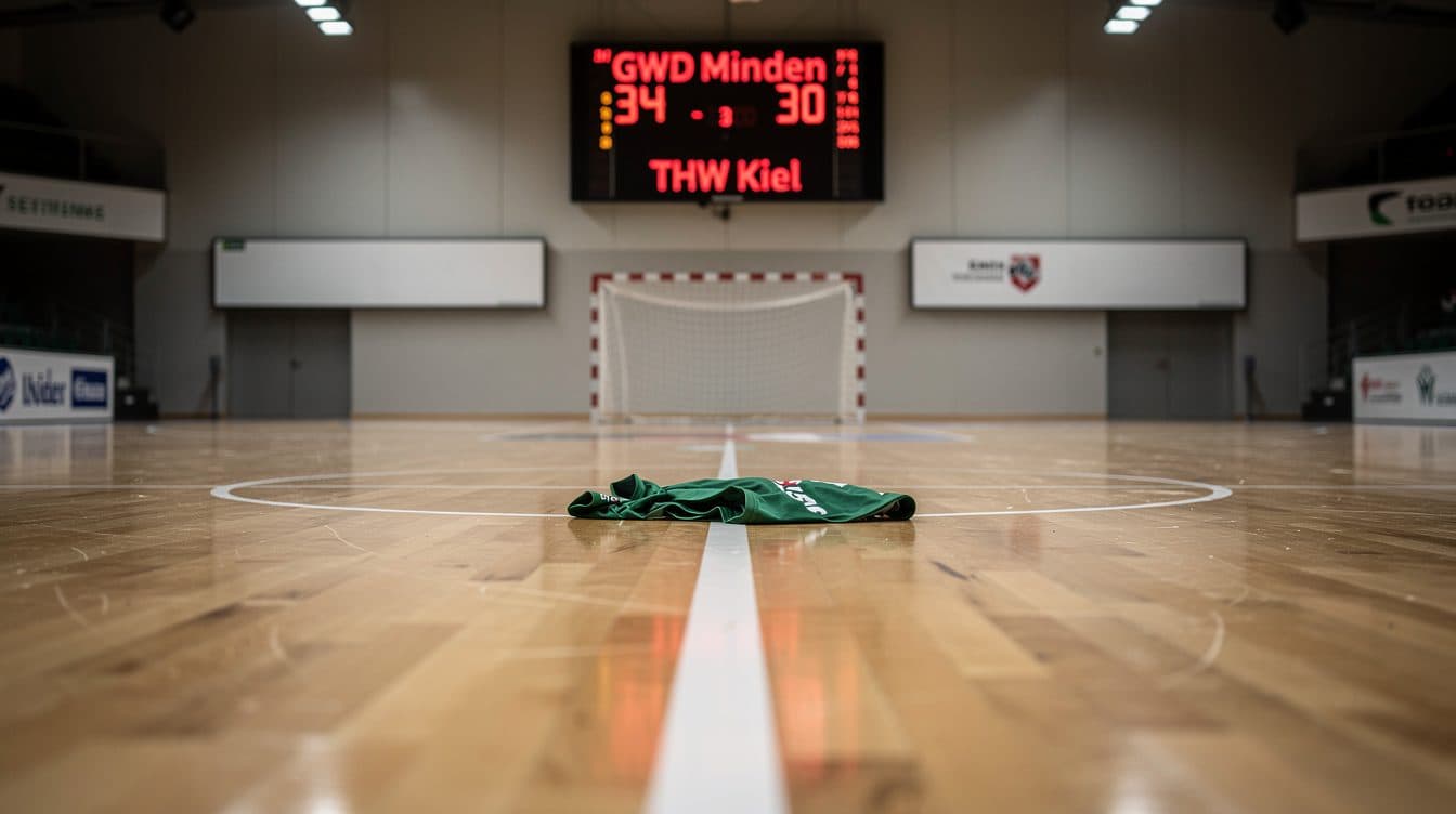 THW Kiel verliert bei Aufsteiger GWD Minden mit 30:34