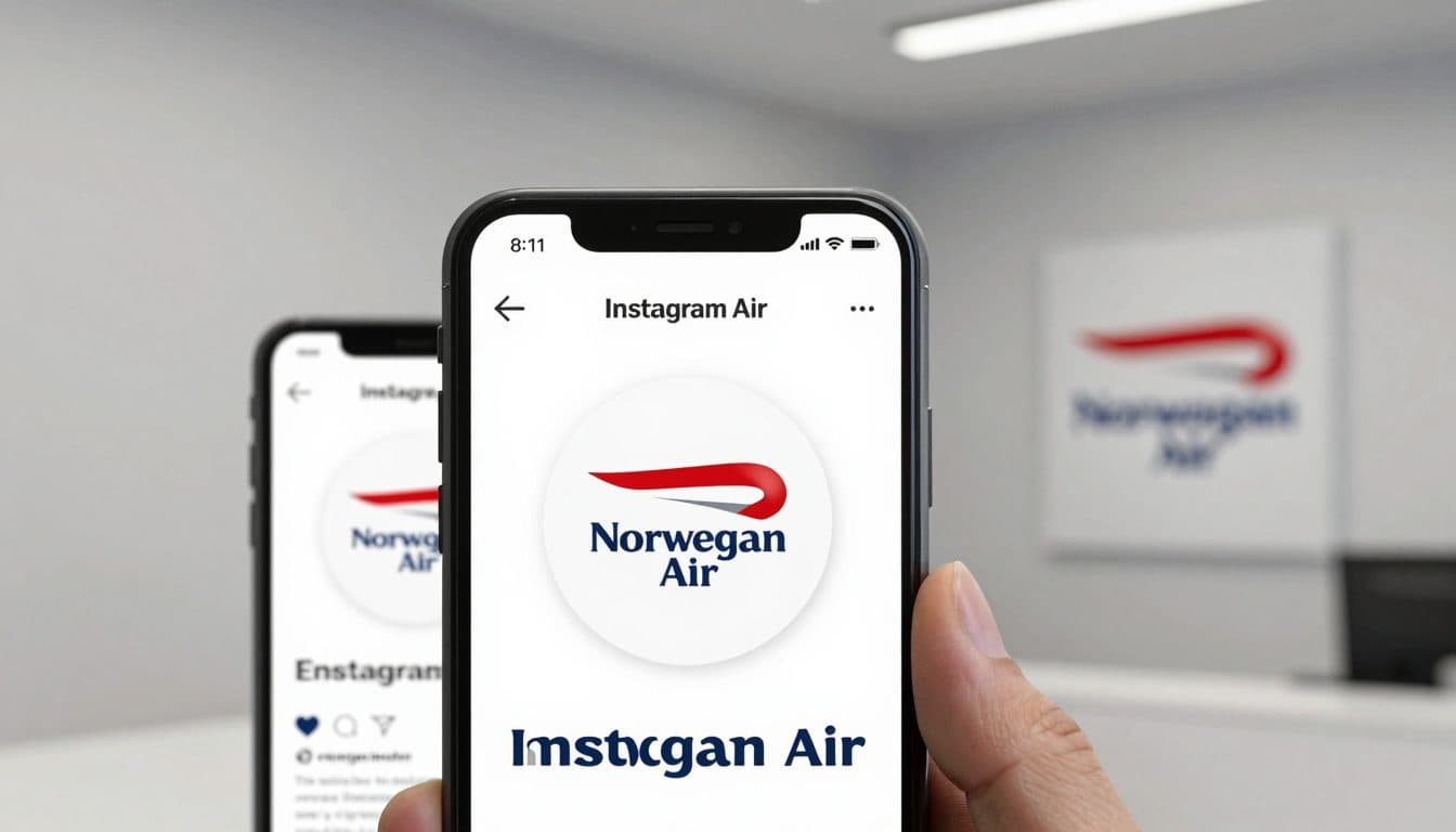 Norwegian Air macht Wette wahr und zeigt British-Airways-Logo auf Instagram