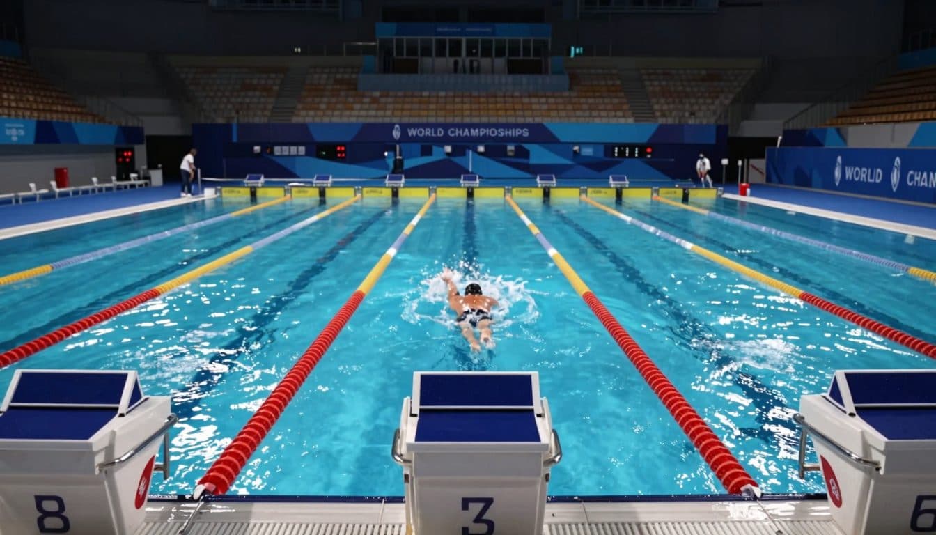 Sara Curtis schwimmt neuen Weltrekord über 50 Meter Rücken