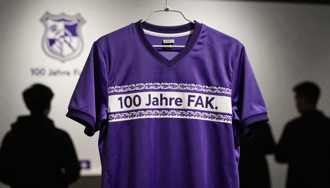 Austria Wien präsentiert Jubiläumstrikot zum 100-jährigen Bestehen der FAK