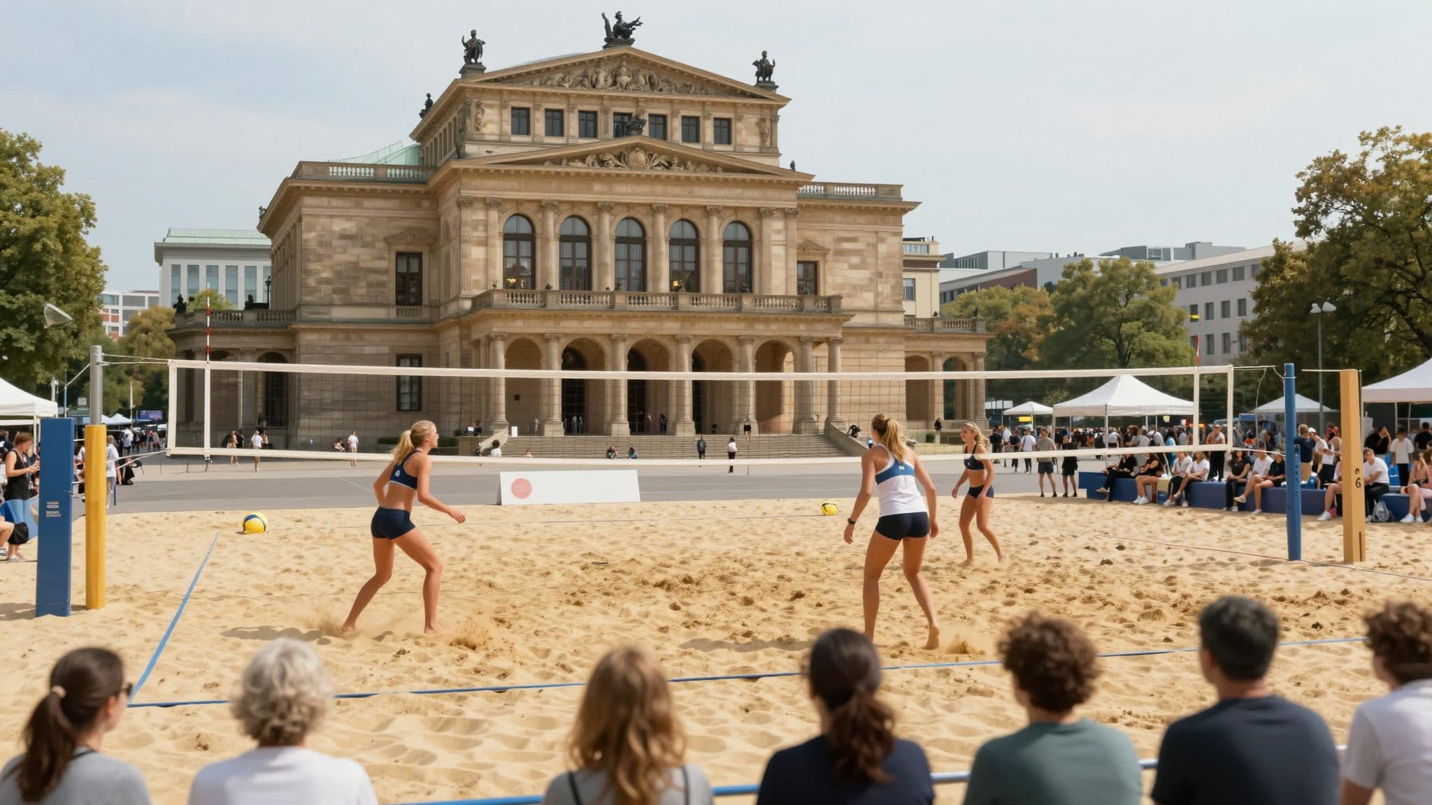 Halbfinals im Beachvolleyball bei den Finals 2026 live aus Hannover übertragen
