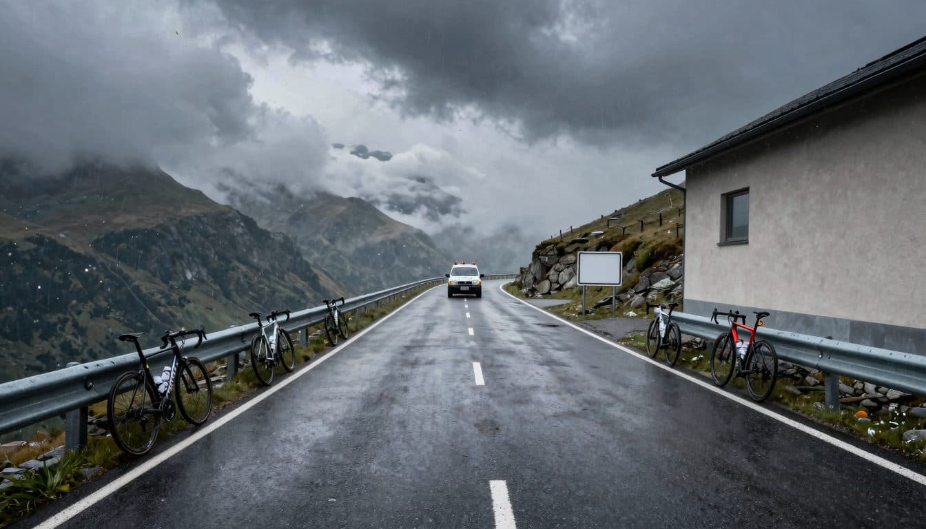 Vuelta-Etappe in den Pyrenäen wegen Hagelsturms abgebrochen