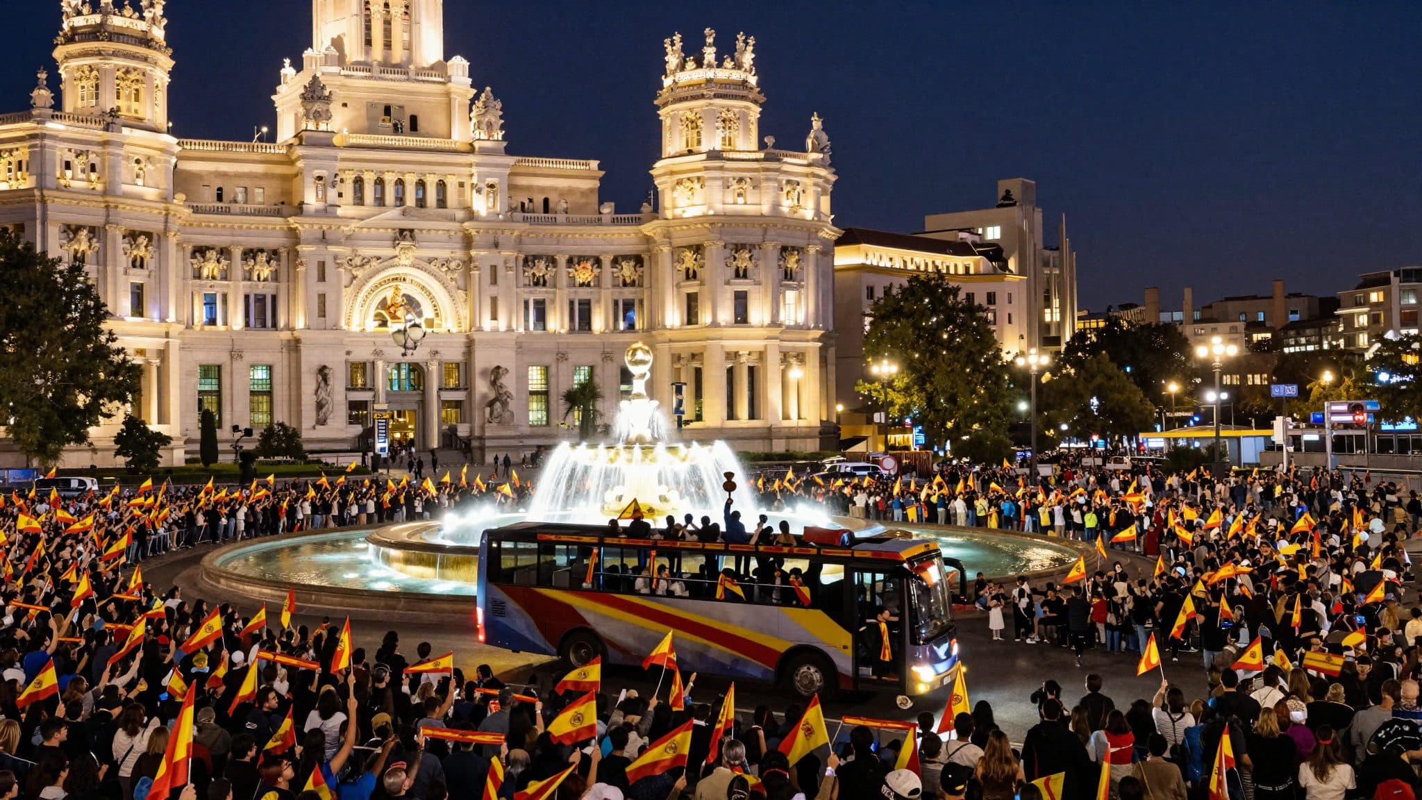 Spanien empfängt seine Fußball-Weltmeister mit großer Party in Madrid